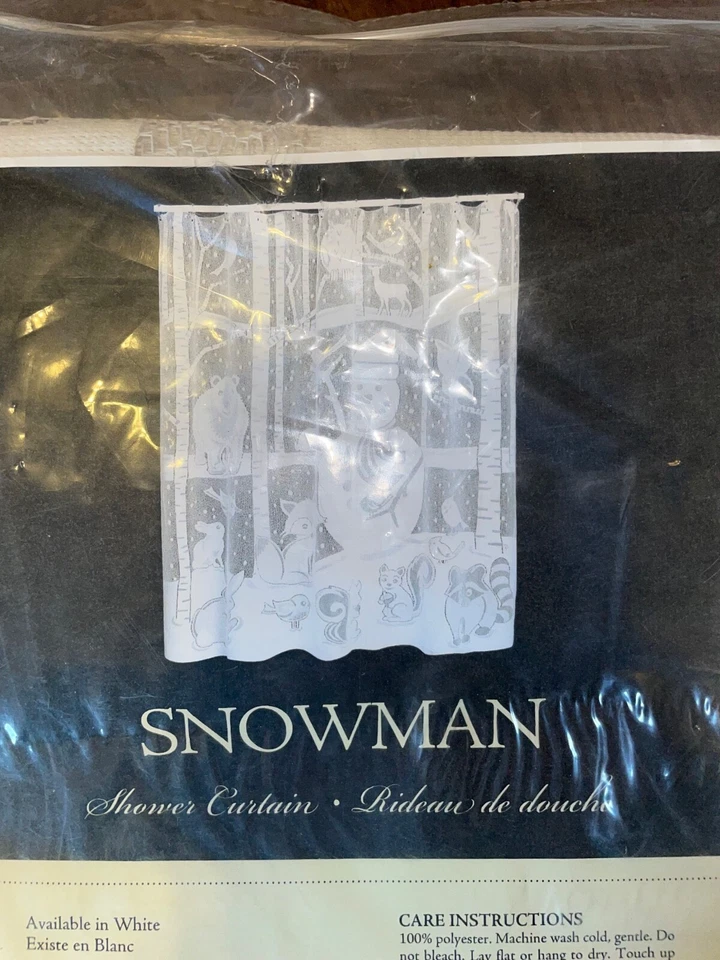 Heritage кружева снеговик занавески для душа (72 «x 72») новый - Изображение 2 из 4