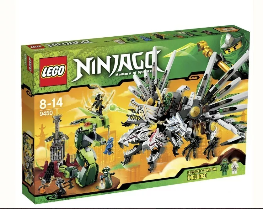 Ombord ensidigt Stor vrangforestilling LEGO 9450 NINJAGO EPIC DRAGON BATTLE Hard to Find Retired Building Set NEW!  673419165563 | eBay