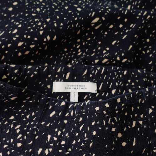 Dorothee Schumacher Skirt S Black High Rise Abstract Starry Night HUNGARY $366 - Picture 14 of 15