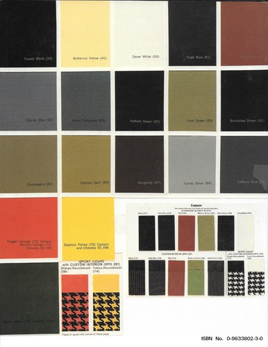 THE CONCLUSIVE CAMARO RECOGNITION GUIDE VOLUME 1 : 1967-1969 BY JOHN HOOPER NEW! - Bild 2 von 4