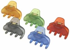 Girls Hair Claw Jaw Barrette Clip French Frosted Small Medium New Made in France