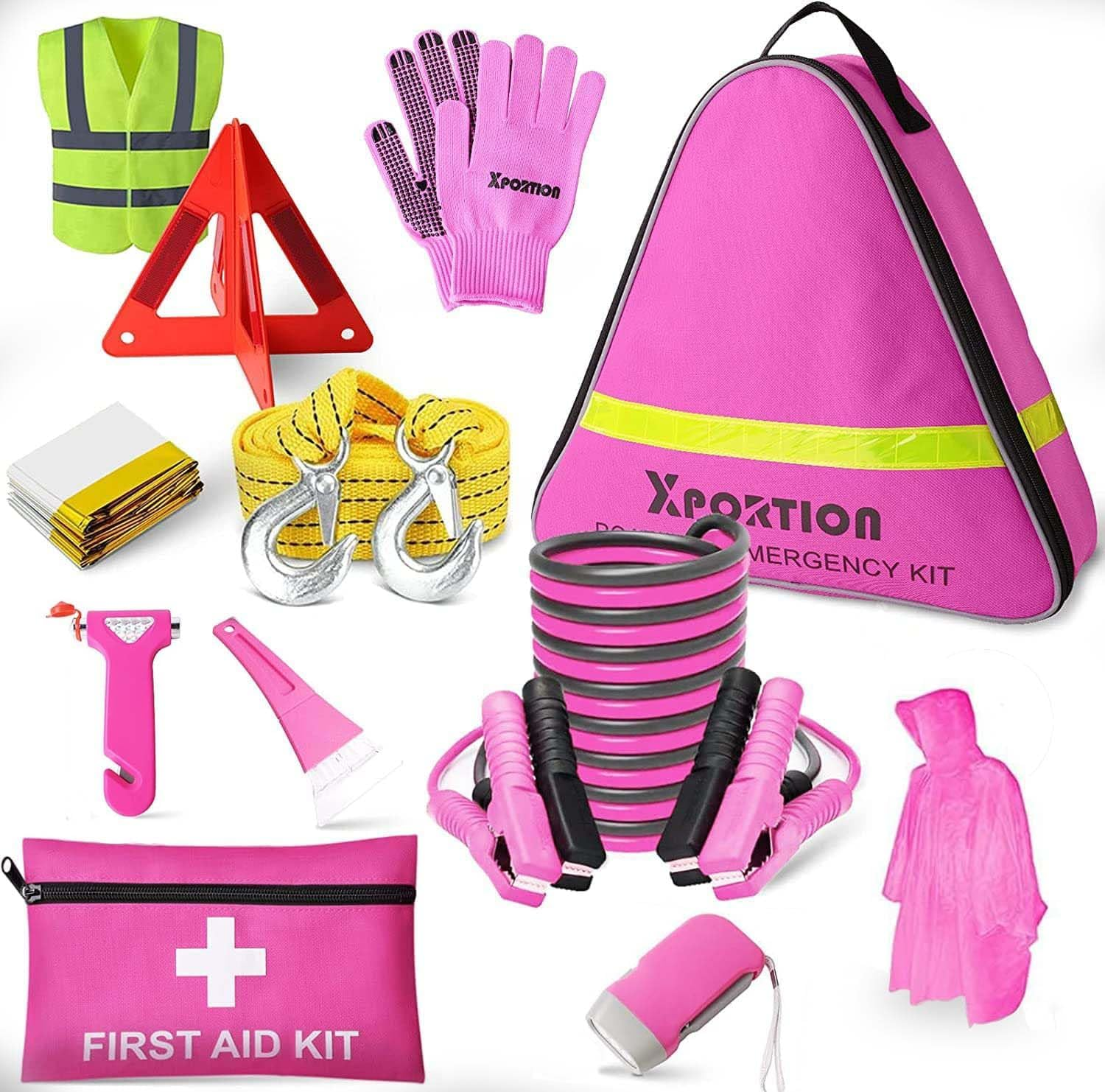 Car Emergency Kit, Roadside Emergency Car Kit, Roadside Assistance Kit for Teen