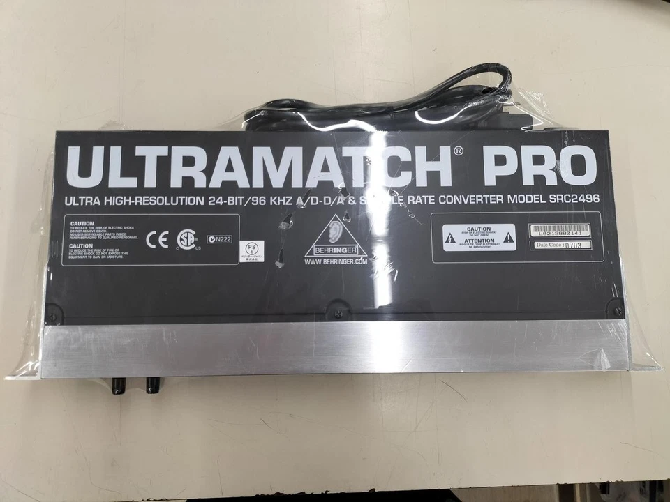 Behringer DCX2496 Ultra-Drive Loudspeaker Management System Japan - Image 2 of 4