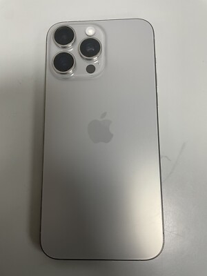 iPhone 15 Pro Max Back Housing Replacement w Small Parts OEM - Natural Titan- A