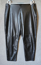 NEW Old Navy Women's Extra High-Rise Skinny Faux Leather Pants Black Plus Sz 20