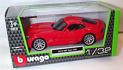 2013 SRT Viper GTS in Red  1:32 Scale Diecast  burago New in Box 