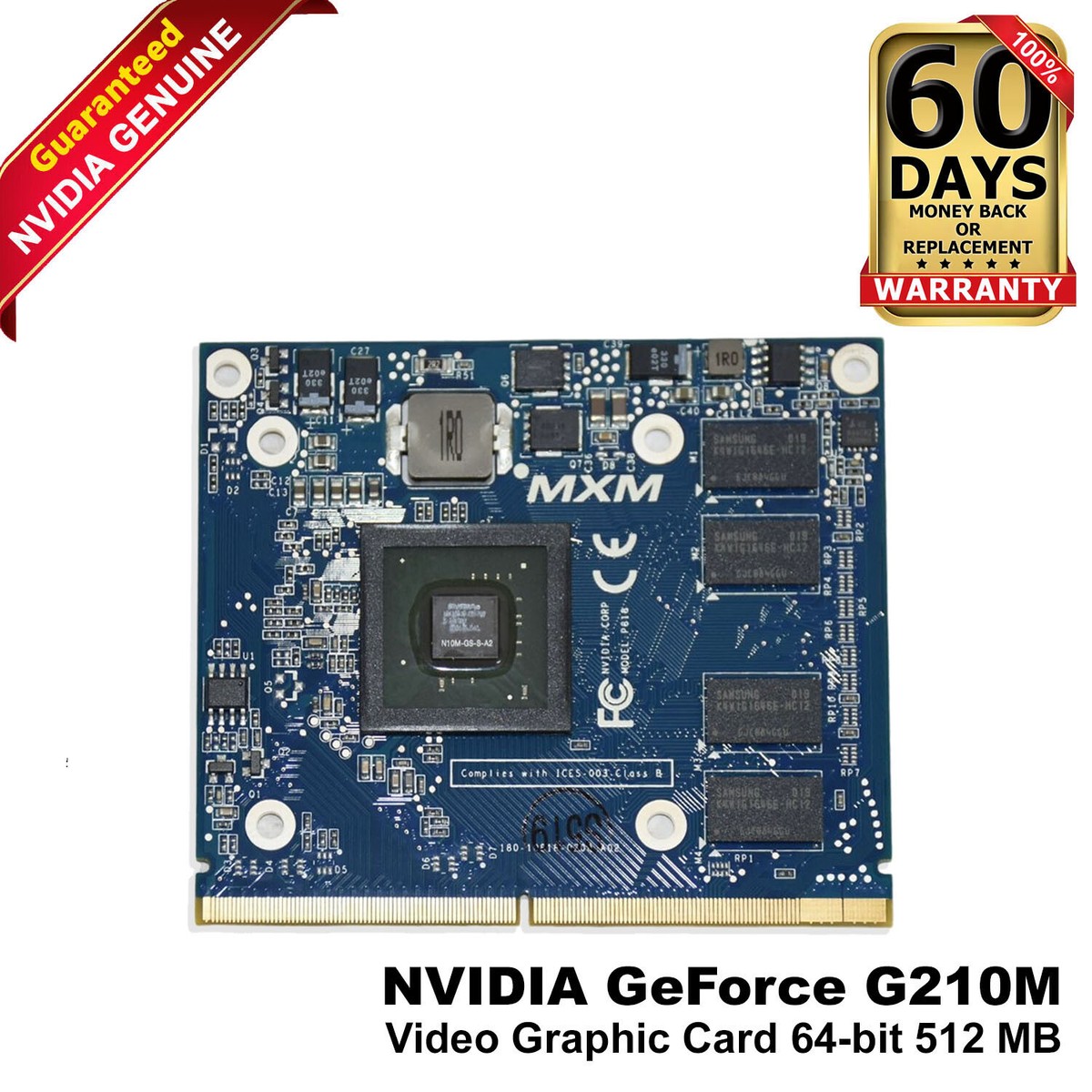 NVIDIA GeForce G210M Video Graphics Card 512 MB DDR3 64-bit