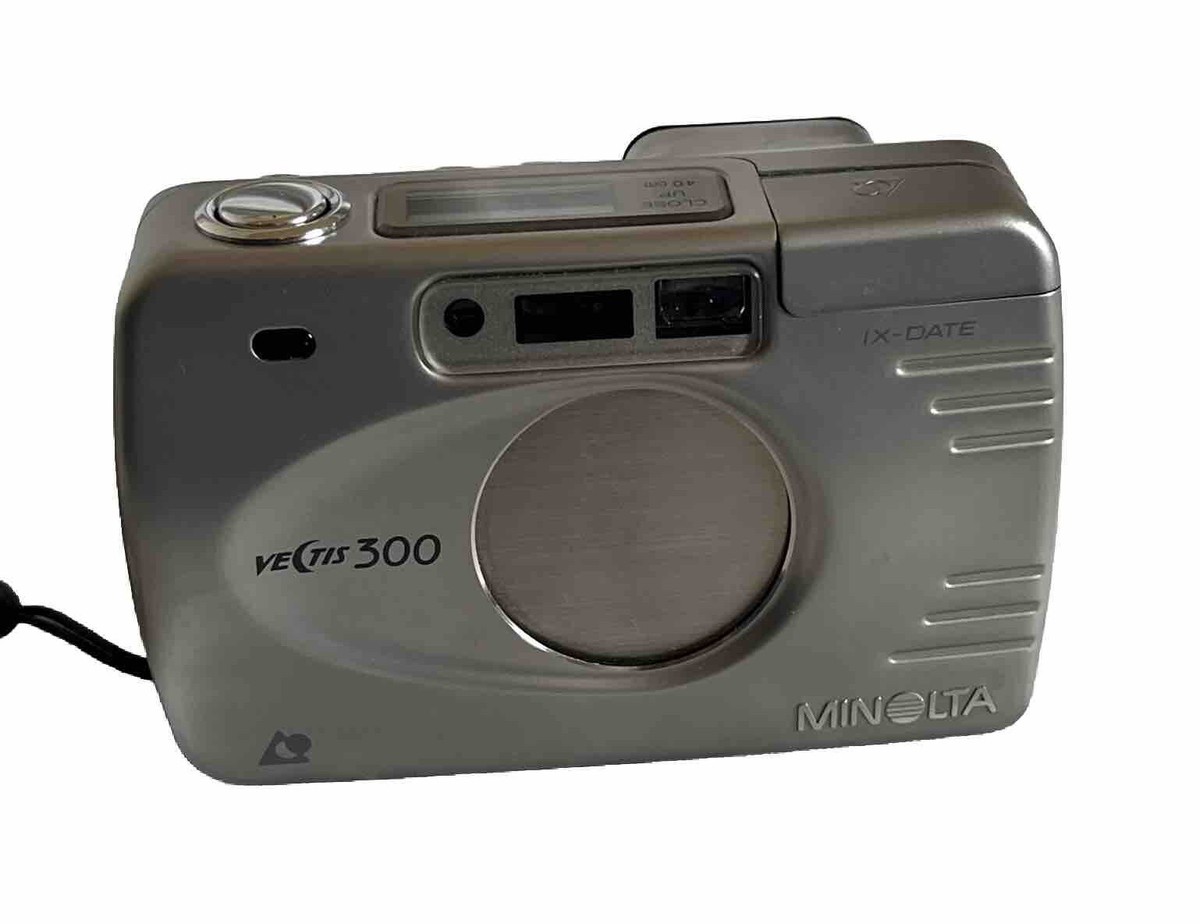 Minolta Vectis 300 IX-DATE Color Silver CR2 Battery Operated Film