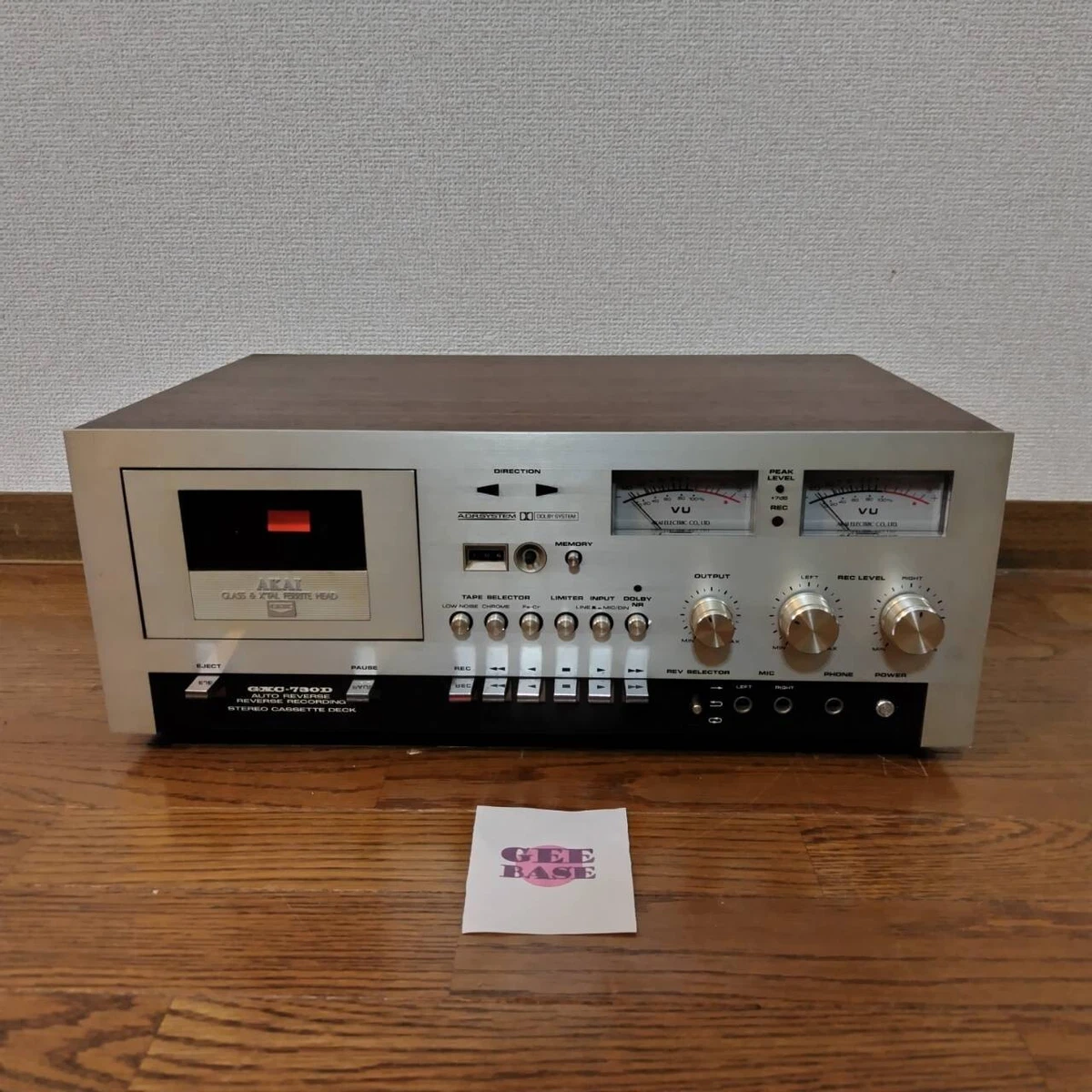 AKAI GXC-730D カセットデッキ AKAI GXC-730D High End Cassette Stereo Tape Deck Confirmed