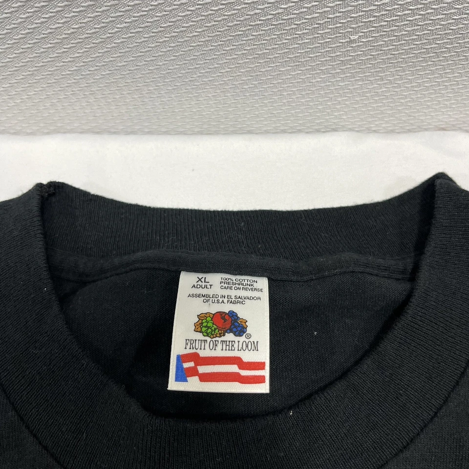 Vintage 90s Band Tee "Illegal" Size XL Single Stitch Cover Band Detroit Music - image 4 of 4