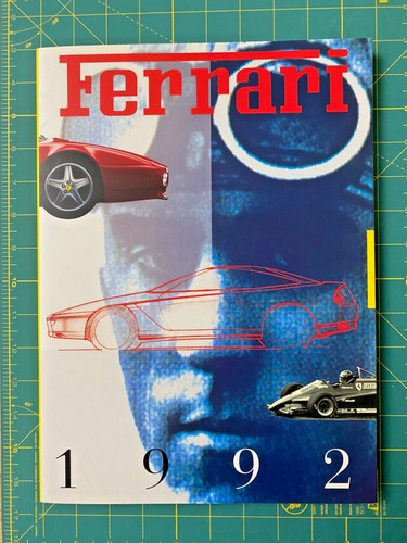 1992 Official Ferrari Factory Yearbook Italian Edition 756/92