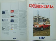 Ford Fiesta Escort P100 Transit Van January 1988 Original UK Sales Brochure