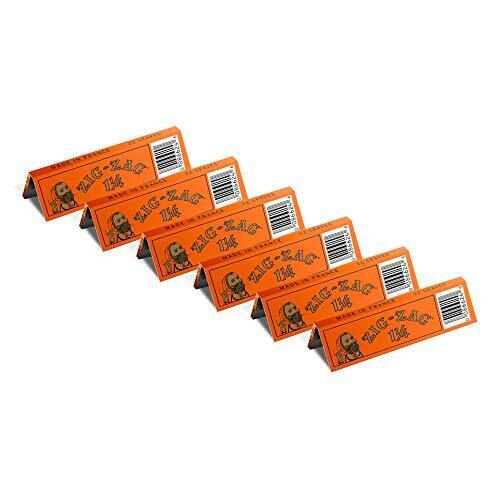 ZIG-ZAG Rolling Papers French Orange 1 1/4 ( 6 Booklets)