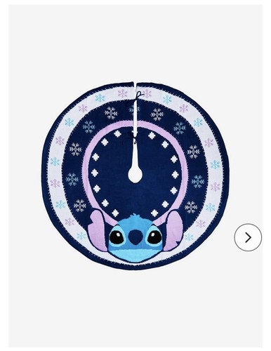 Disney Lilo & Stitch Holiday Tree Skirt 48'' diameter NEW - Picture 3 of 3
