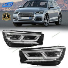 For 2018-2020 AUDI Q5 SQ5 FULL LED Headlight Headlamp Left + Right