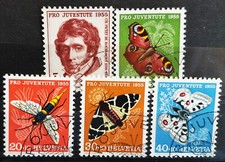 Schweiz -  Michel-Nr.  618 - 22,   gestempelt,