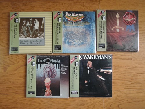 Rick Wakeman PROMO BOX + 5 Japan Mini LP CD Set Sealed Condition Yes - Picture 2 of 8