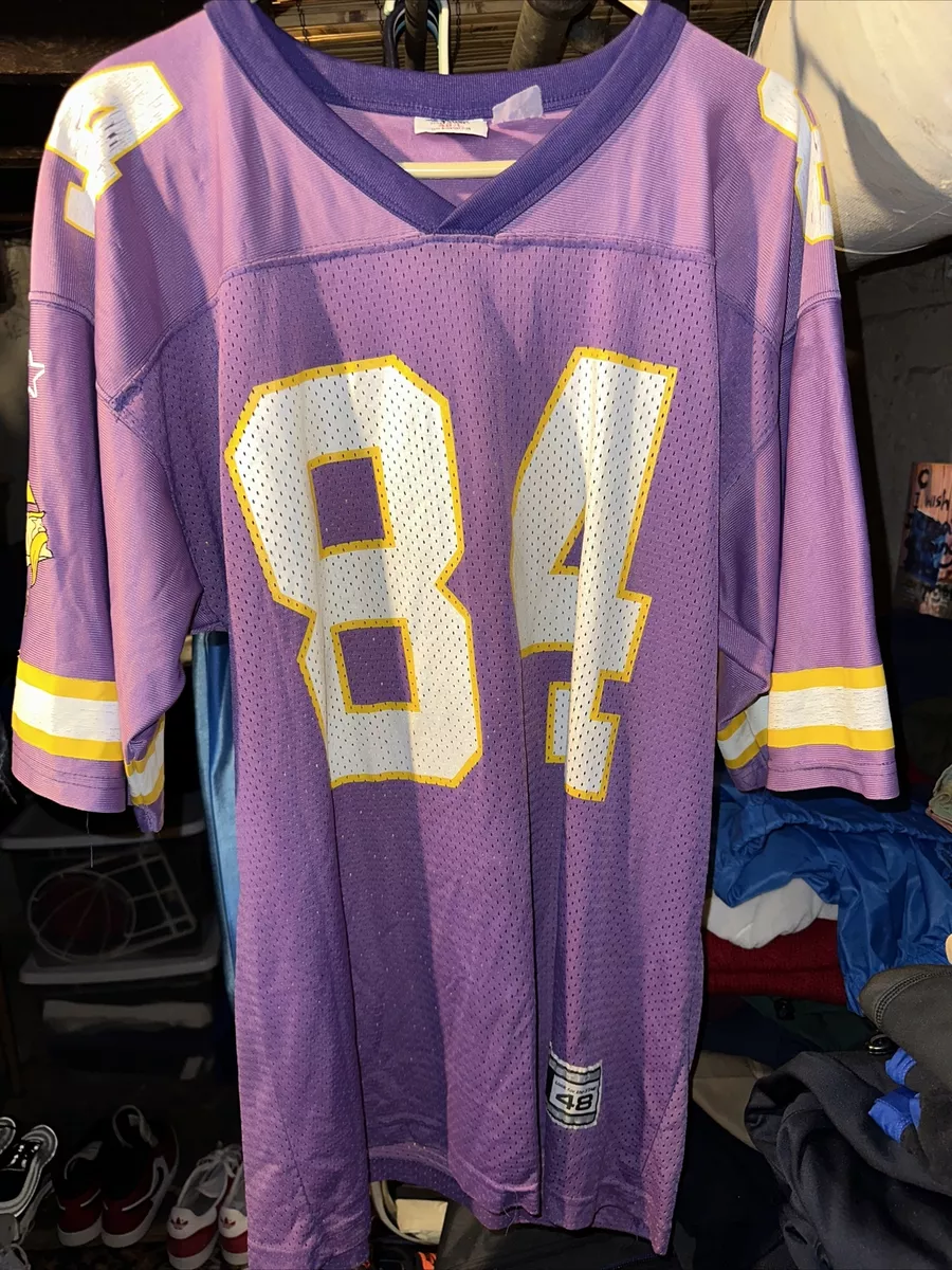 Starter Minnesota Vikings Jersey 84 Moss Mens Sz 48 L Purple