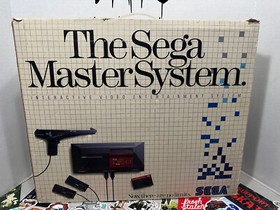 Sega Master System Original Console  CIB tested and working with games