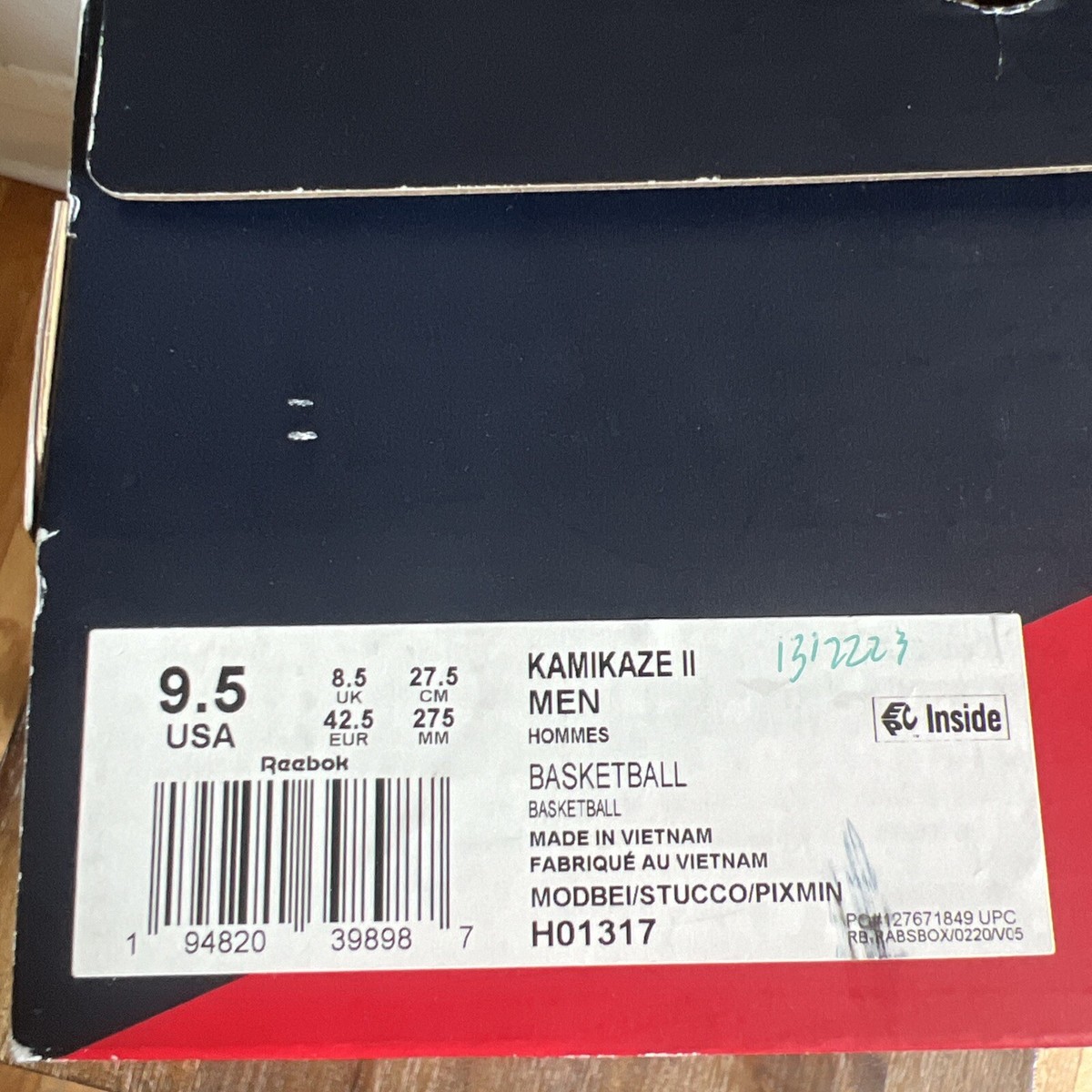 ビンテージ　TOP reebok kamikaze ii Stucco | eBay