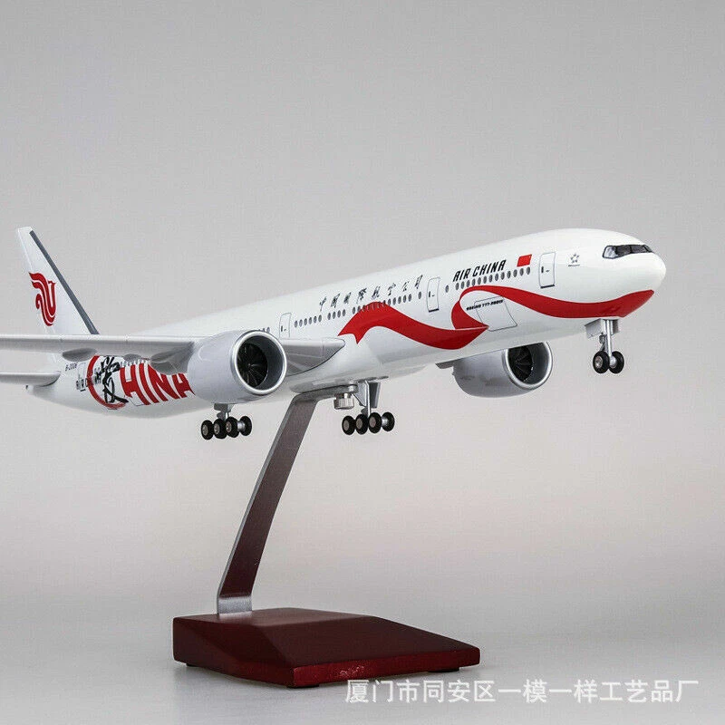 1/157 AIR China Boeing B777 Airplane Passanger Aricraft 47cm Plane Model Toy USA - Image 2 of 4