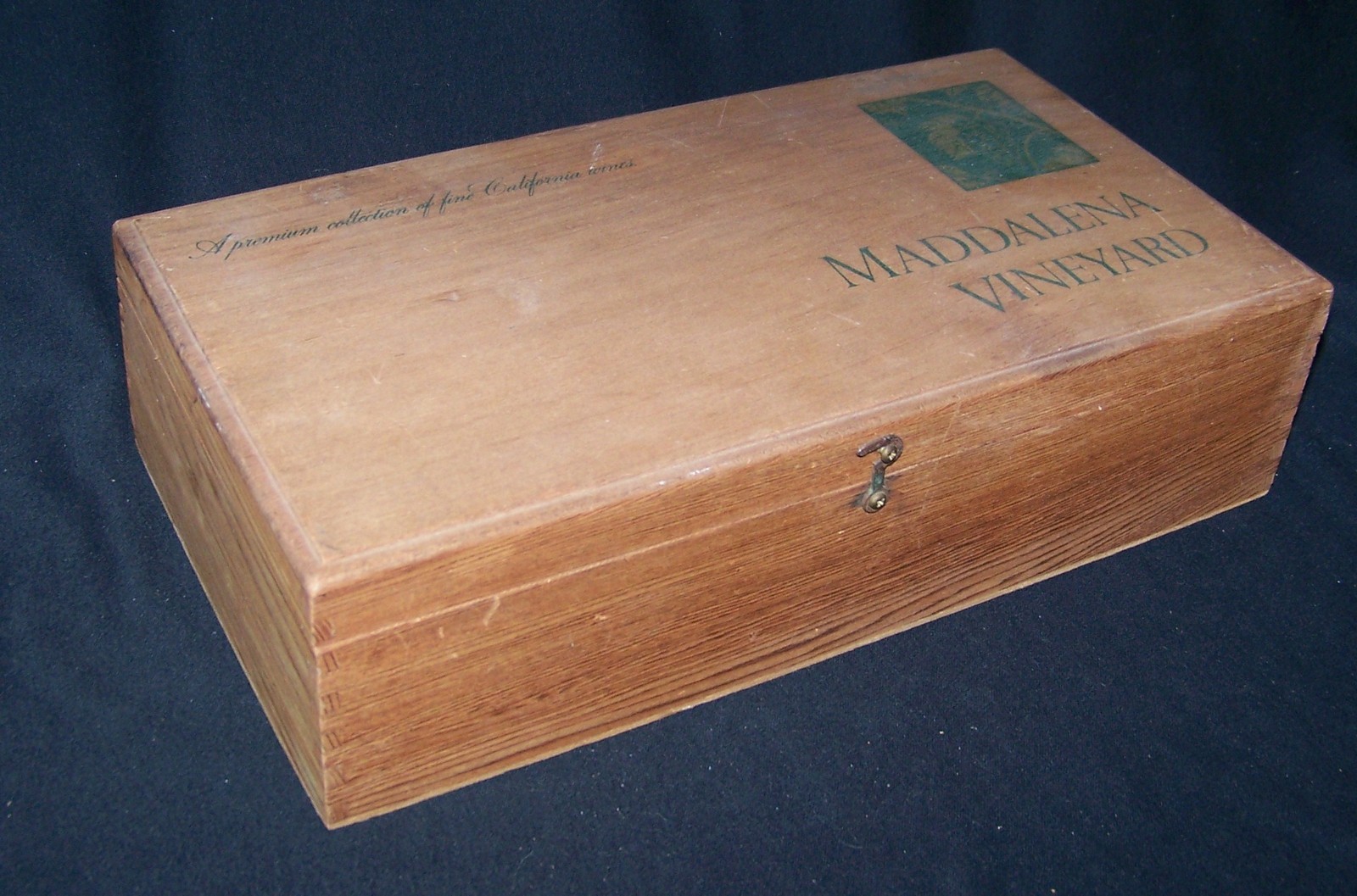 Maddalena Vineyard Wood Wine Bottle Box eBay