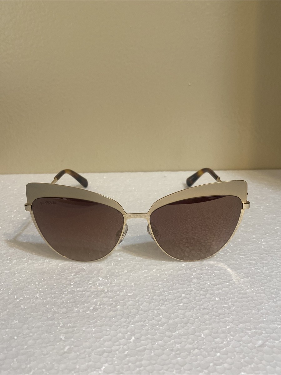 Swarovski SK220 32G Gold Slim Sunglasses Frame 56-15-140 *3  display picture 1