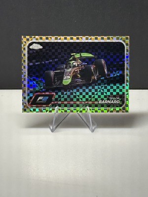 TAYLOR BARNARD 2024 Topps Chrome Formula 1 F1 F2 #108 Gold Checker Flag 6/50