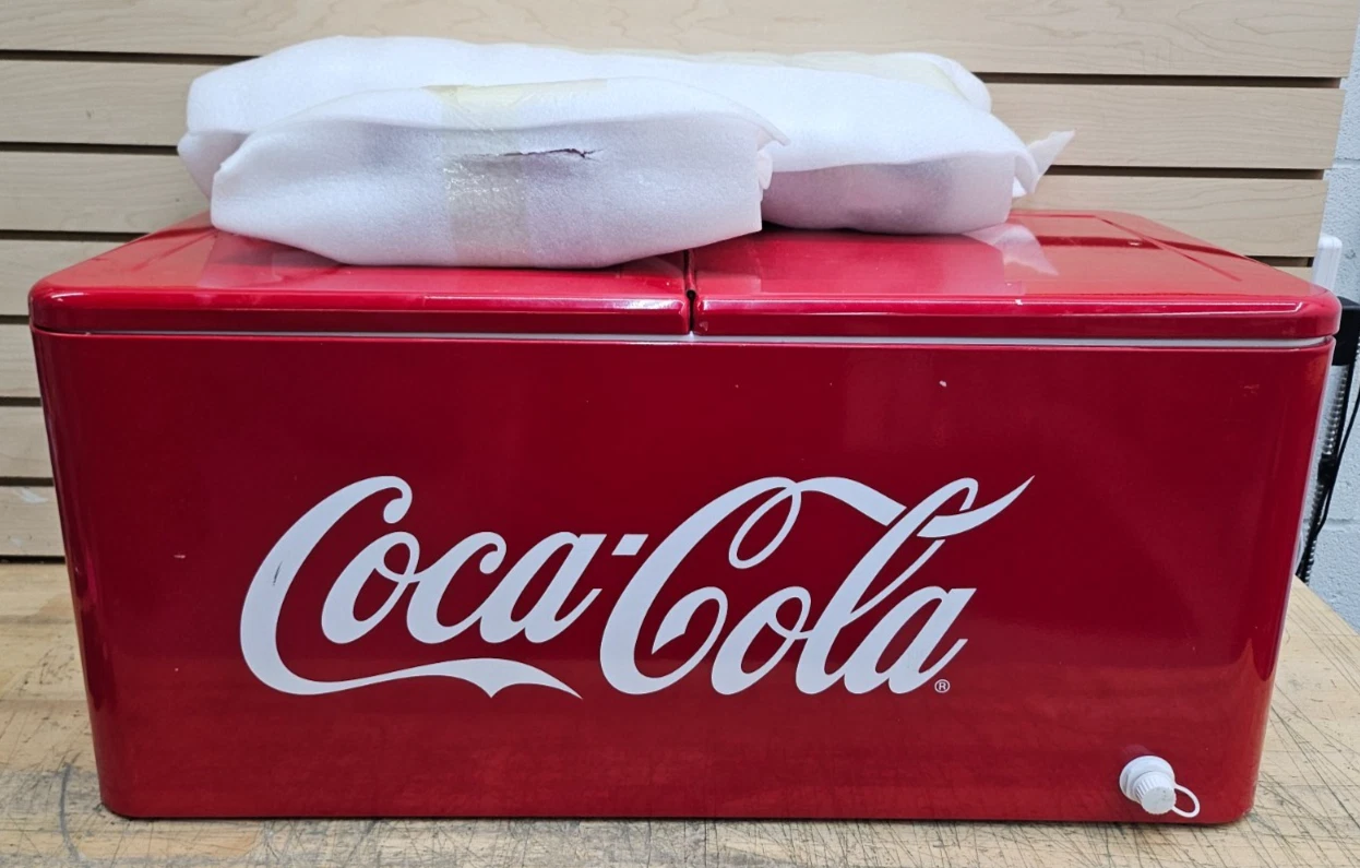 Large Coca-Cola Ice Cooler, Red, New *READ*