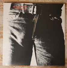 The Rolling Stones "Sticky Fingers" LP Record Working Zipper - COC 39105 - NM