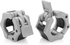 Barbell Clamps 2 Inch Olympic - Pair of Collars Quick Release Locking Barbell...