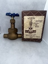 Nibco Globe Valve bronze 1/2" 734-W 734 150 lbs SWP 300 lbs WOG disc  Free Ship!