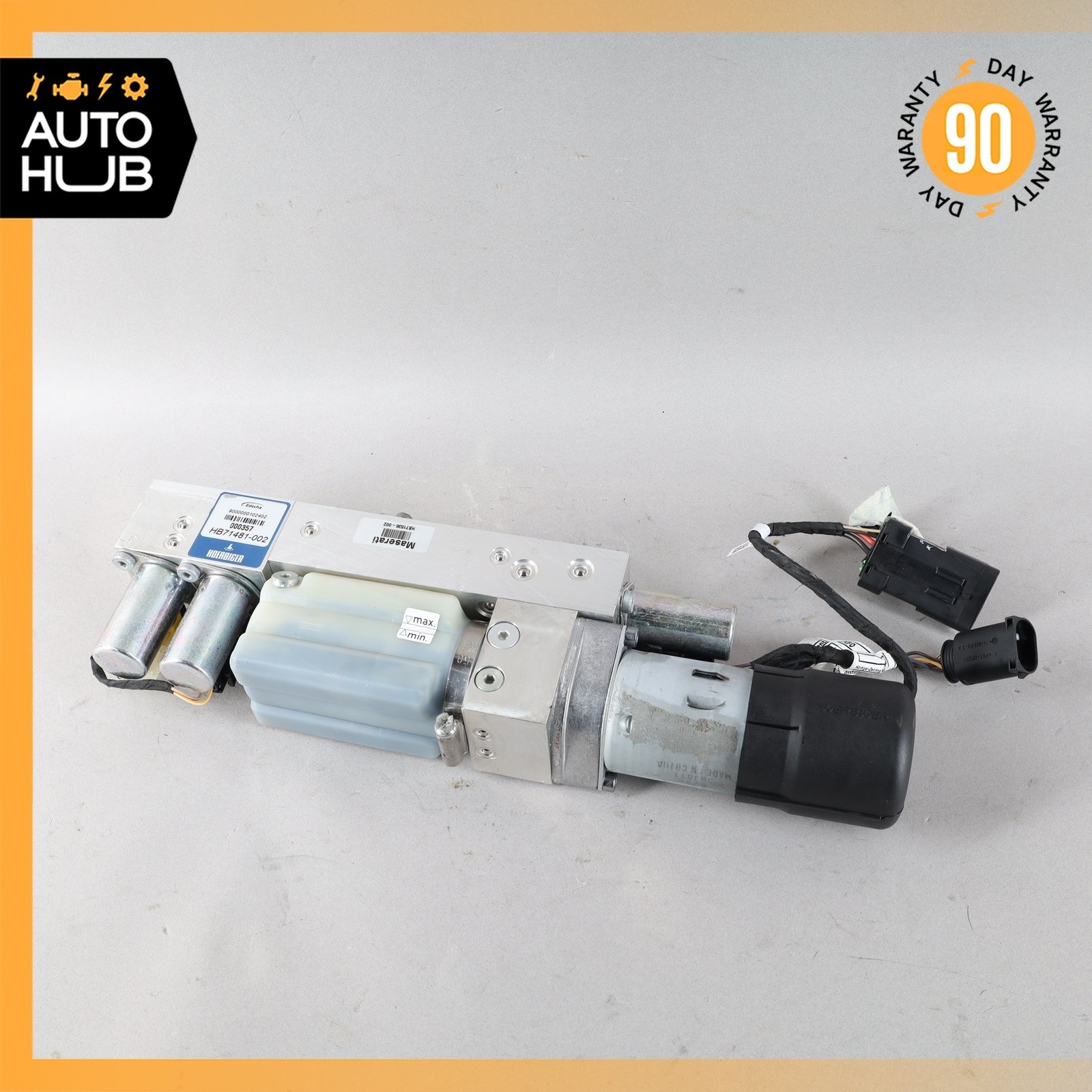 10-19 Maserati GranTurismo M145 Convertible Top Hydraulic Pump Motor OEM 23k
