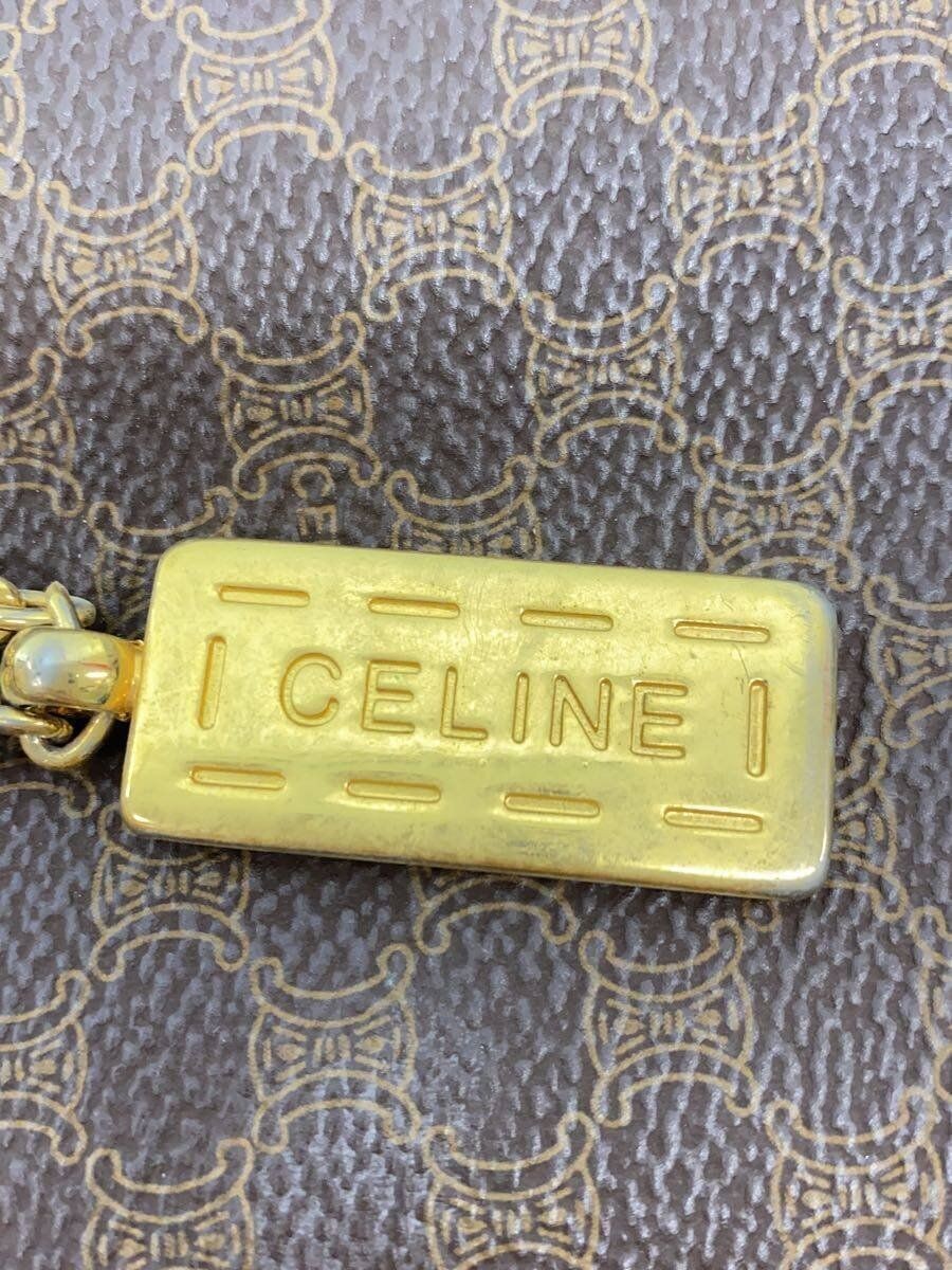 CELINE backpack Macadam pattern rucksack PVC Brow… - image 6