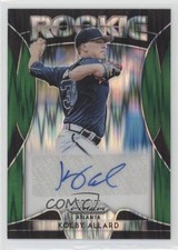 2019 Panini Prizm Rookie Forest Green Flash 5/5 Kolby Allard #RA-KA Auto w8t