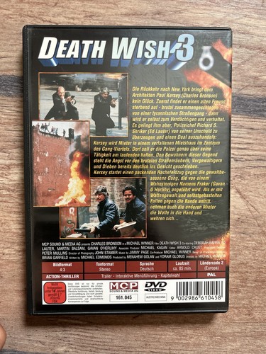 Death Wish 3 - Der Rächer von New York (DVD) mit Charles Bronson sehr gut - Bild 2 von 2
