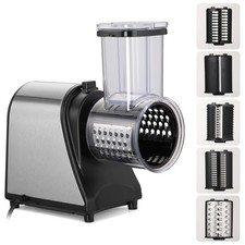 Electric Salad Maker 5 in 1 Slicer Fruit Cutter Vegetable Grater Chopper 250W