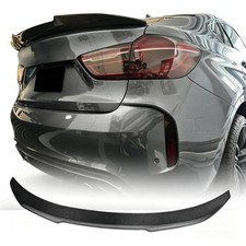 Real Carbon Fiber Rear Trunk Spoiler Wing Fit For Bmw X6 F16 F86 X6m 2015-2018 Real Carbon Fiber Rear Trunk Spoiler Wing Fit For Bmw X6 F16 F86 X6m 2015-2018