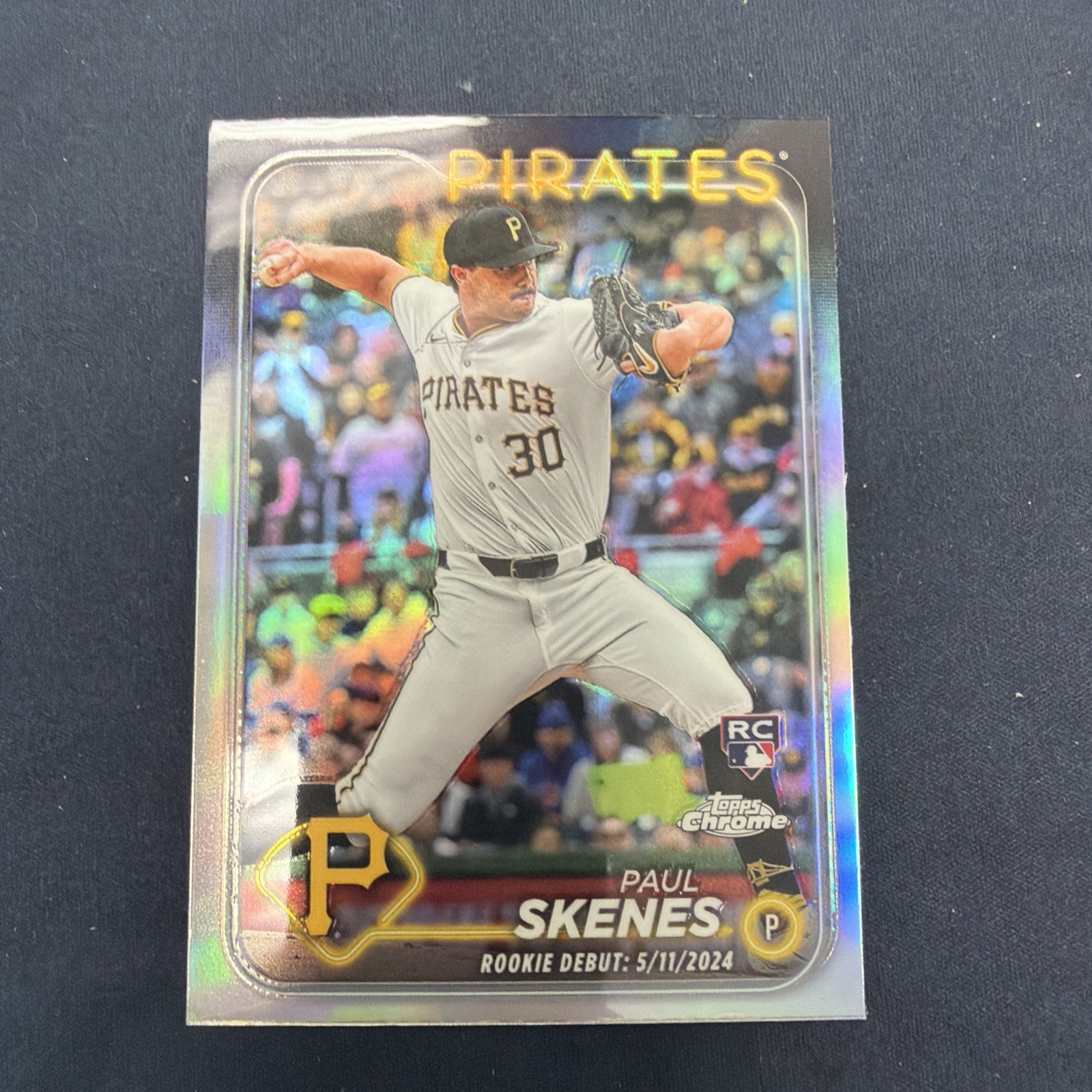 2024 Topps Chrome Update Rookie Debut Paul Skenes #USC27 Refractor Rc 251277