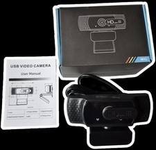 Yimona Webcam For PC with Microphone 1080P FHD Webcam With Privacy Cover Working