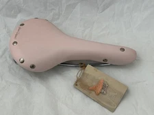 Unused Yoshigai Gran Compe genuine leather pink saddle Brooks B15 same shape