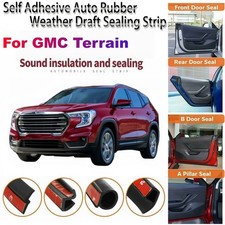 Tiras de sellado de goma para puerta aire climático viento reducción de ruido moldura para GMC Terrain