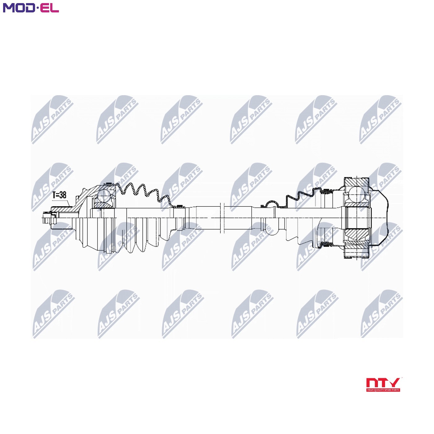 Nty Driveshaft Rear L=R For Audi Quattro A6 C6 04- Allroad A6 06 - Image 9