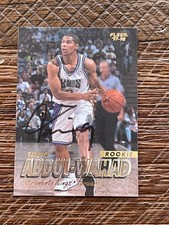 1997-98 1997 Fleer Tariq Abdul-Wahad RC signed basketball card Autographed AUTO