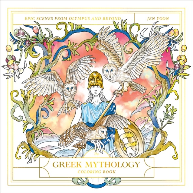 The Greek Mythology Coloring Book by Jen Yoon (Paperback Book)