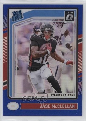 2024 Panini Donruss Optic Rated Blue Prizm 22/199 Jase McClellan Rookie RC 0r6k