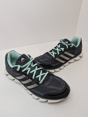 Adidas Powerblaze Adiprene Women's Sz 9.5 Night Grey Mint Green C75690 Excellent