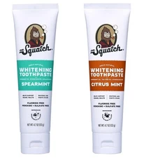 Dr. Squatch Natural Teeth Whitening Toothpaste Kit - Citrus Mint & Spearmint