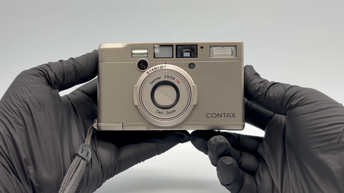 CONTAX T iｘ /Carl Zeiss Sonnar 28mm F2.8 CONTAX T ix Carl Zeiss Sonnar 2.8 28mm Compact Film Camera From