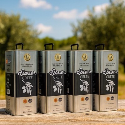 OLEUM  ÖL  Extra Virgin Olivenöl Kreta 4x5L Kanister unter 0,3% Fettsäureanteil